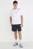Textured Double Knit Cotton Short 7